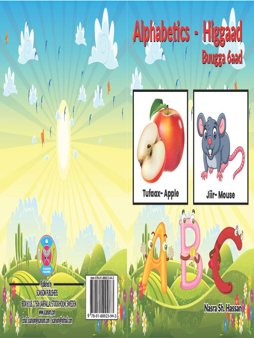 Title details for Alphabetics-Higgaad Buugga 6aad by Nasra Sh. Hassan - Available